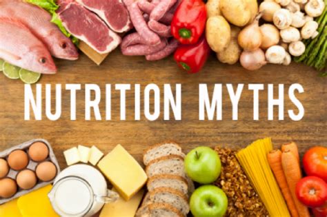 Top 8 Nutrition Myths You